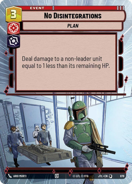 No Disintegrations (Hyperspace Foil) (878) [Jump to Lightspeed] - for just $3.20! 