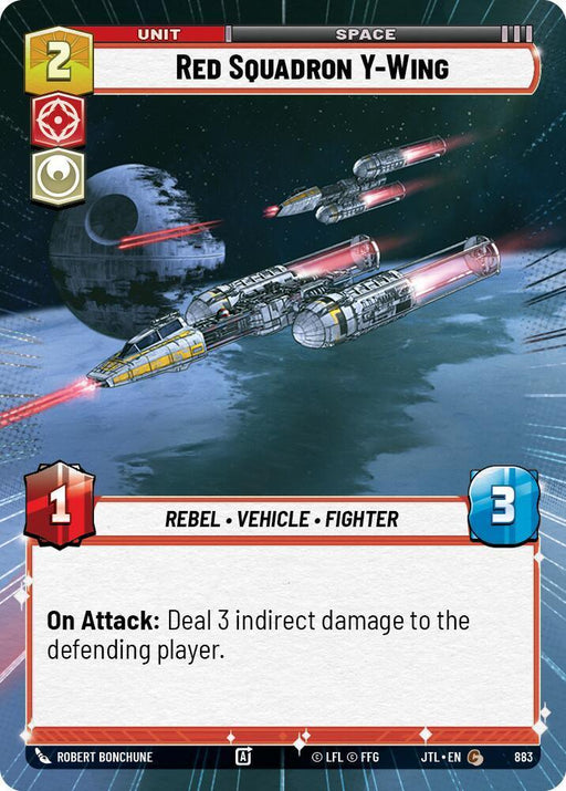 Red Squadron Y-Wing (Hyperspace Foil) (883) [Jump to Lightspeed] - for just $0.25! 