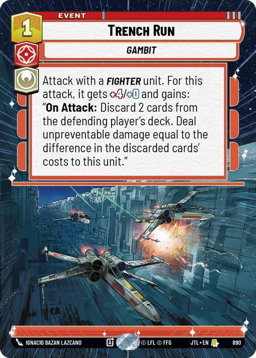 Trench Run (Hyperspace Foil) (890) [Jump to Lightspeed] - for just $1.55! 