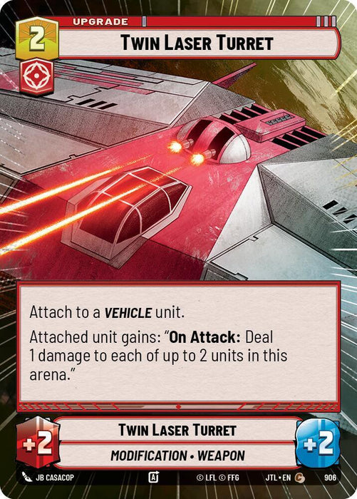 Twin Laser Turret (Hyperspace Foil) (906) [Jump to Lightspeed] - for just $0.10! 