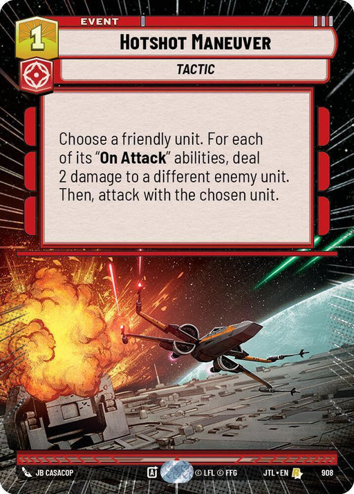 Hotshot Maneuver (Hyperspace Foil) (908) [Jump to Lightspeed] - for just $1.35! 