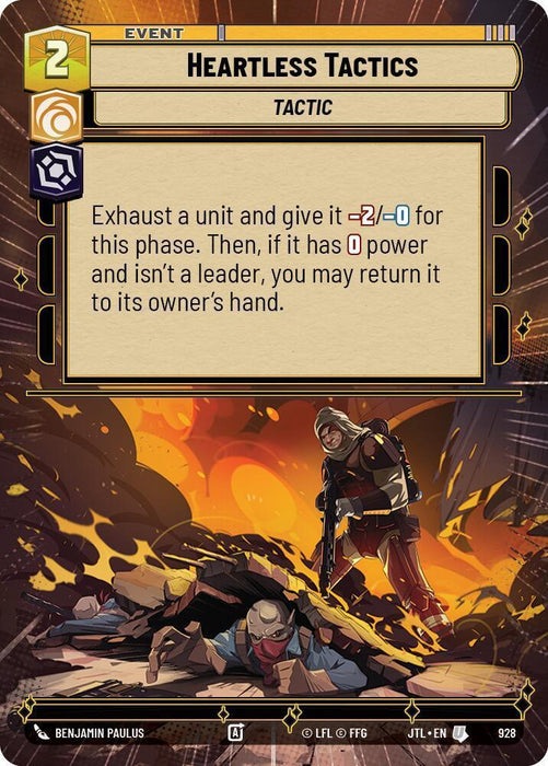Heartless Tactics (Hyperspace Foil) (928) [Jump to Lightspeed] - for just $0.15! 