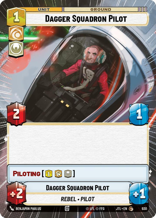 Dagger Squadron Pilot (Hyperspace Foil) (930) [Jump to Lightspeed] - for just $0.15! 