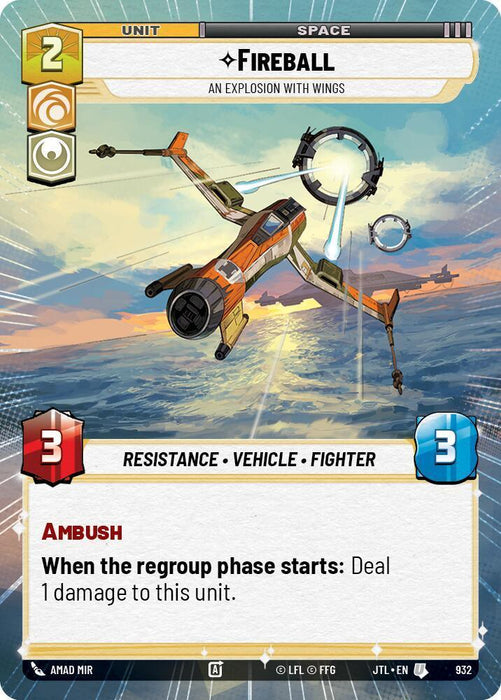 Fireball - An Explosion With Wings (Hyperspace Foil) (932) [Jump to Lightspeed] - for just $0.25! 