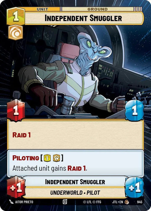 Independent Smuggler (Hyperspace Foil) (945) [Jump to Lightspeed] - for just $0.15! 