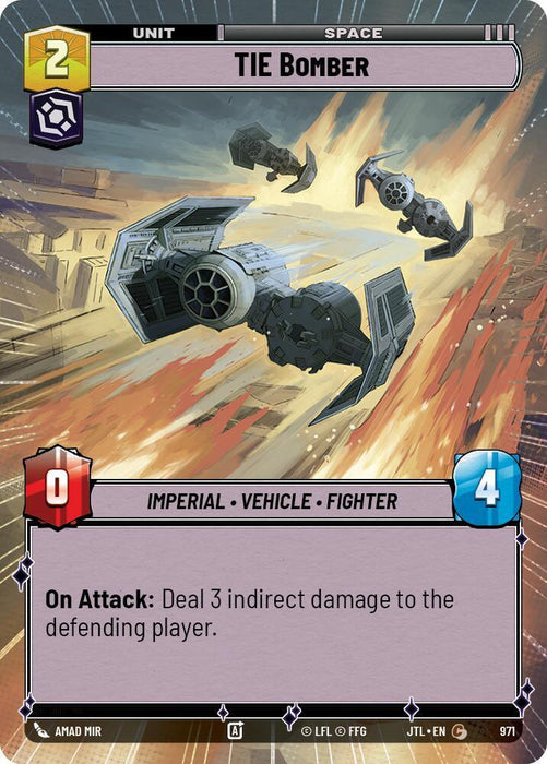 TIE Bomber (Hyperspace Foil) (971) [Jump to Lightspeed] - for just $0.80! 