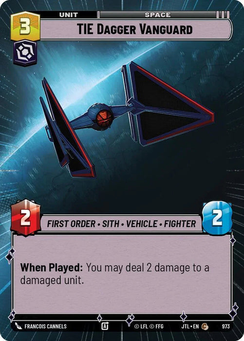 TIE Dagger Vanguard (Hyperspace Foil) (973) [Jump to Lightspeed] - for just $0.15! 