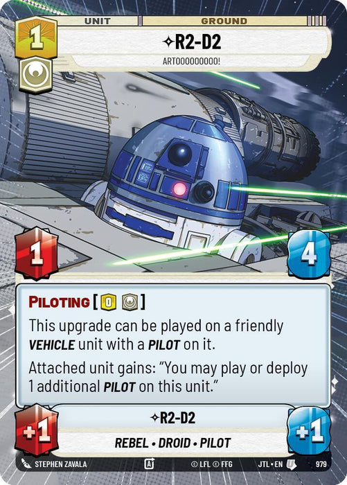 R2-D2 - Artooooooooo! (Hyperspace Foil) (979) [Jump to Lightspeed] - for just $0.75! 