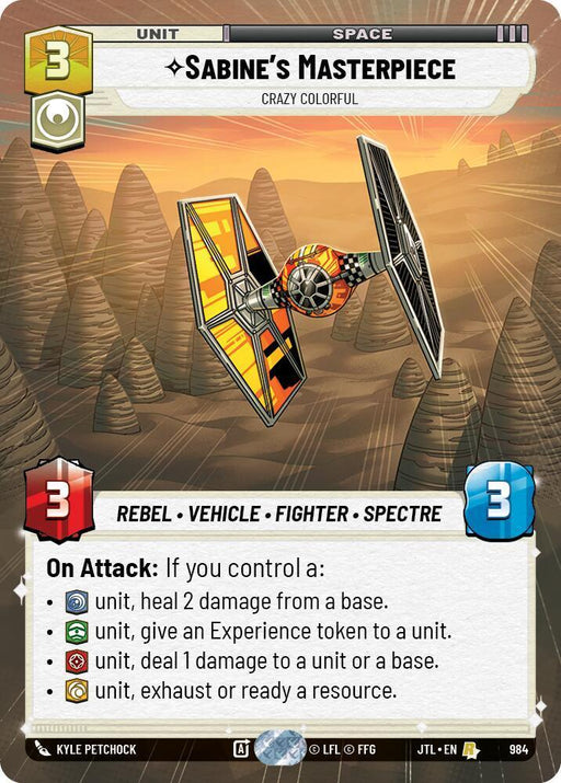 Sabine's Masterpiece - Crazy Colorful (Hyperspace Foil) (984) [Jump to Lightspeed] - for just $4.55! 
