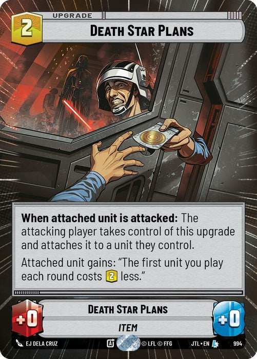 Death Star Plans (Hyperspace Foil) (994) [Jump to Lightspeed] - for just $1.30! 