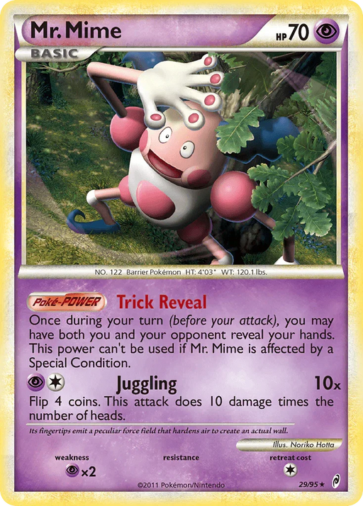 Mr. Mime (29/95) [HeartGold & SoulSilver: Call of Legends] - for just $1.20! 