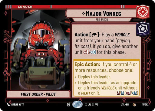 Major Vonreg - Red Baron (011/262) [Jump to Lightspeed] - for just $0.10! 