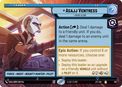 Asajj Ventress - I Work Alone (Hyperspace) (263) [Jump to Lightspeed] - for just $0.25! 