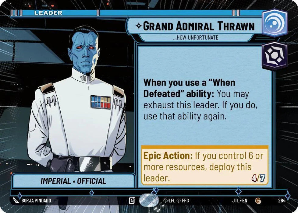 Grand Admiral Thrawn - ...How Unfortunate (Hyperspace) (264) [Jump to Lightspeed] - for just $0.10! 