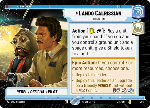 Lando Calrissian - Buying Time (Hyperspace) (265) [Jump to Lightspeed] - for just $0.10! 