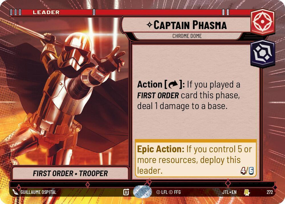 Captain Phasma - Chrome Dome (Hyperspace) (272) [Jump to Lightspeed] - for just $0.10! 