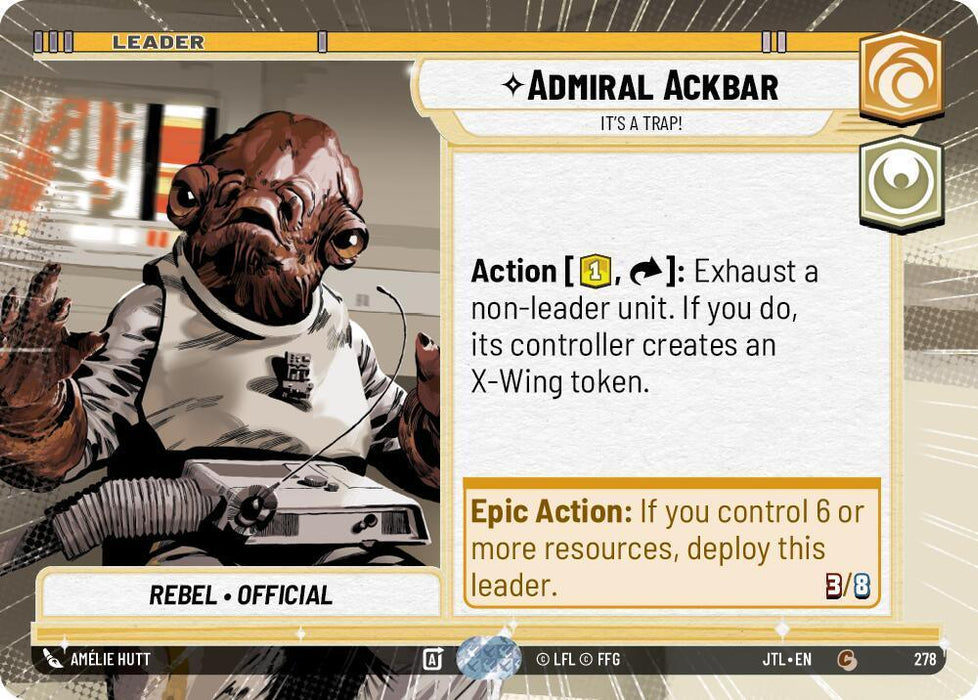 Admiral Ackbar - It's A Trap! (Hyperspace) (278) [Jump to Lightspeed] - for just $0.10! 