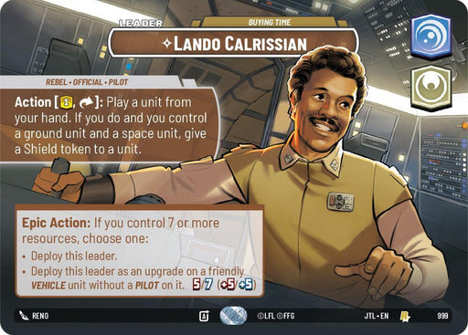 Lando Calrissian - Buying Time (Showcase) (999) [Jump to Lightspeed] - for just $20.20! 