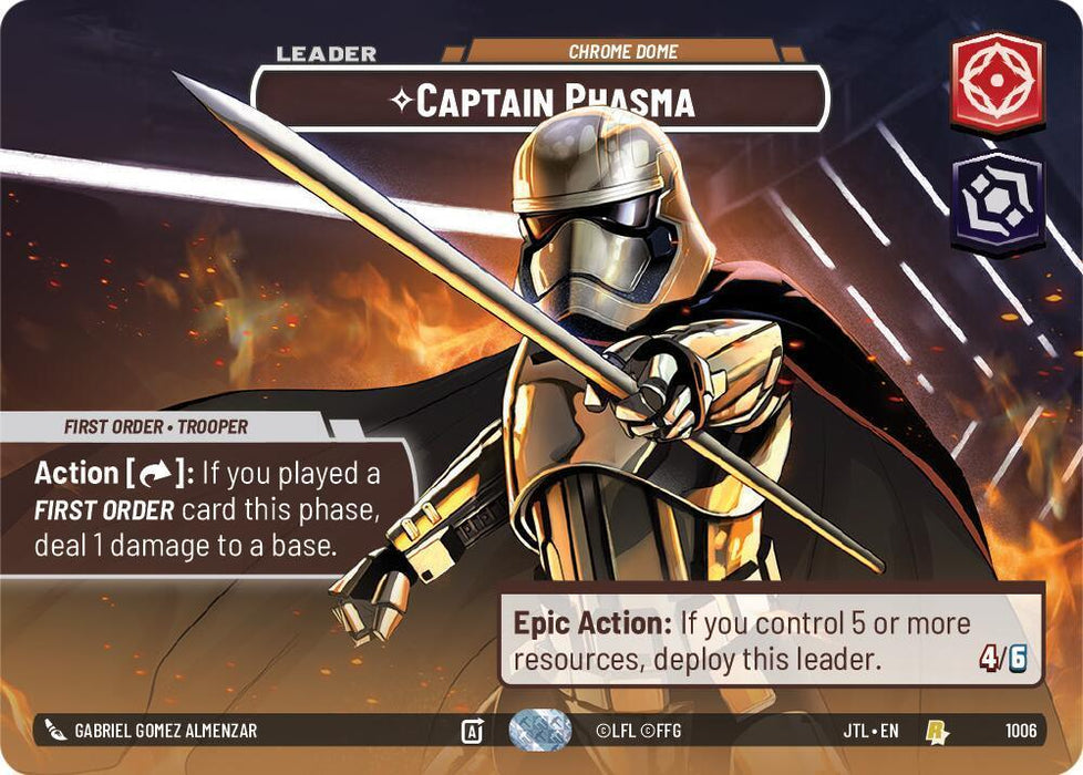 Captain Phasma - Chrome Dome (Showcase) (1006) [Jump to Lightspeed] - for just $24.85! 