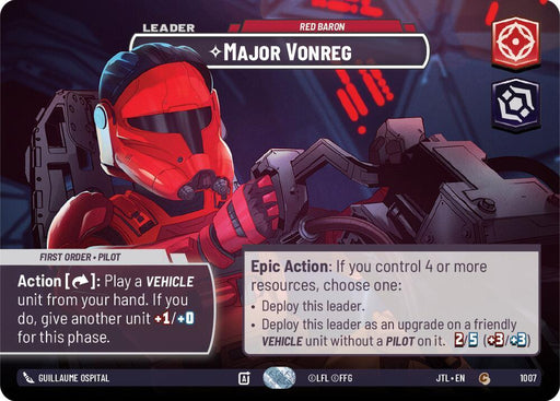 Major Vonreg - Red Baron (Showcase) (1007) [Jump to Lightspeed] - for just $17.85! 