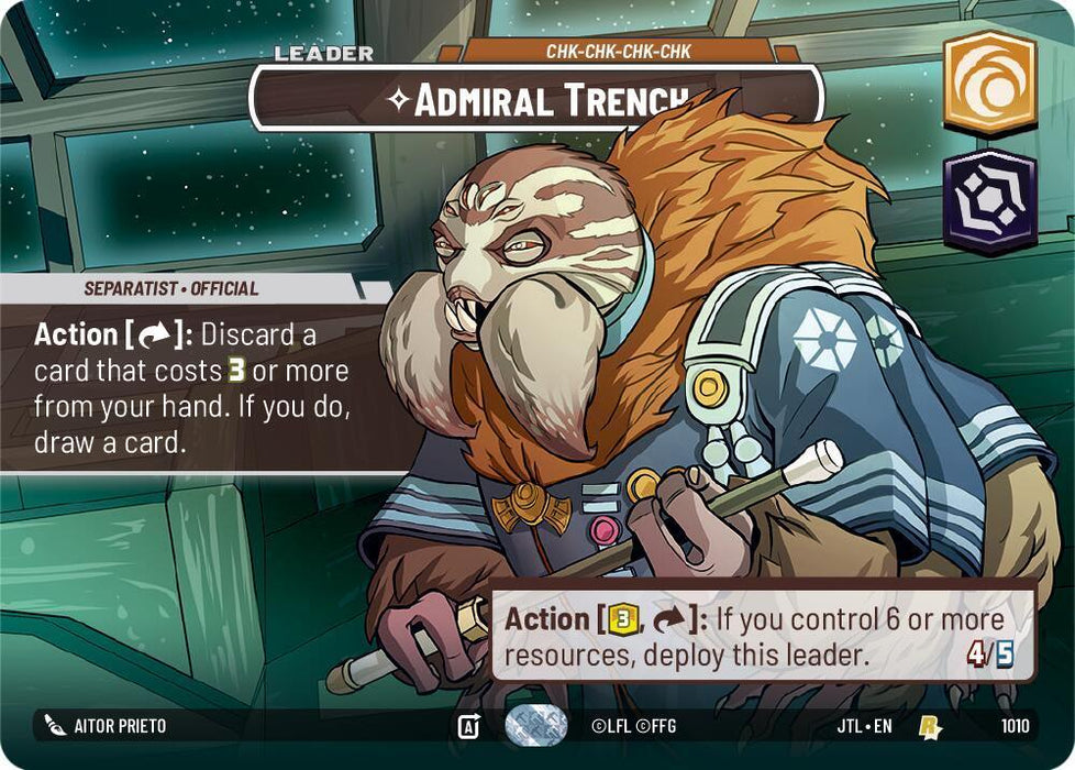 Admiral Trench - Chk-chk-chk-chk (Showcase) (1010) [Jump to Lightspeed] - for just $14.50! 