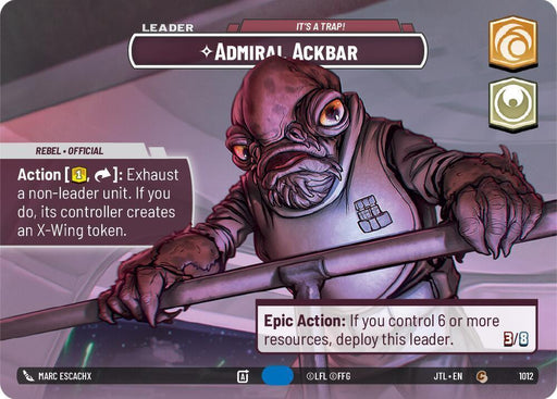 Admiral Ackbar - It's A Trap! (Showcase) (1012) [Jump to Lightspeed] - for just $19.20! 