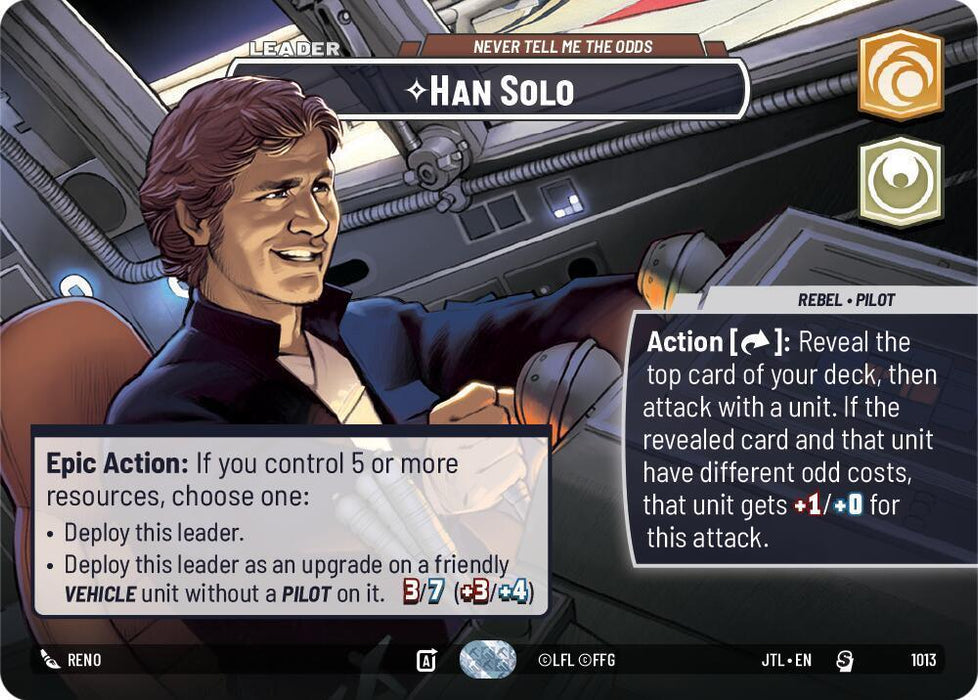 Han Solo - Never Tell Me the Odds (Showcase) (1013) [Jump to Lightspeed] - for just $27.40! 