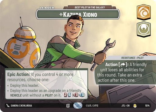 Kazuda Xiono - Best Pilot in the Galaxy (Showcase) (1014) [Jump to Lightspeed] - for just $25.45! 