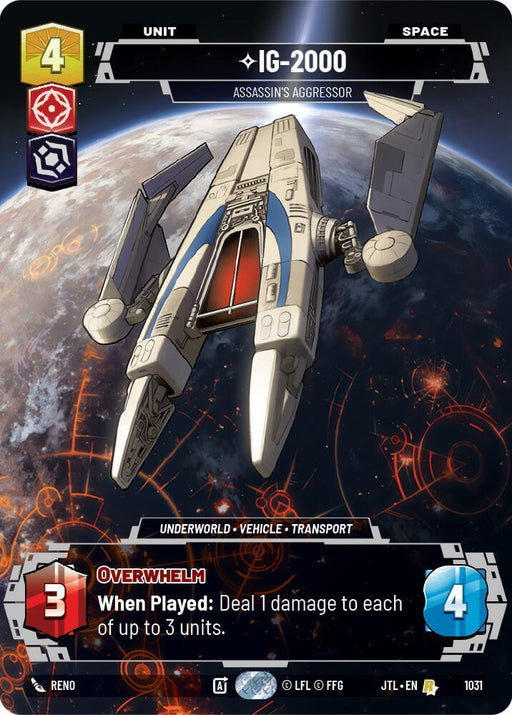 IG-2000 - Assassin's Aggressor (Prestige) (1031) [Jump to Lightspeed] - for just $1.50! 