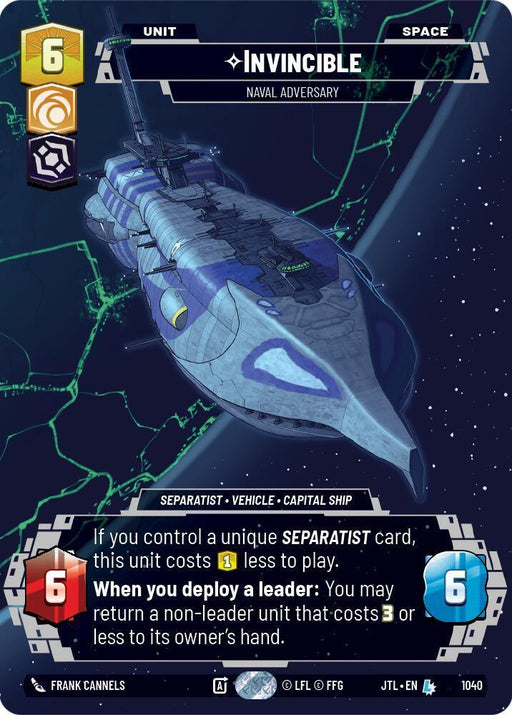 Invincible - Naval Adversary (Prestige) (1040) [Jump to Lightspeed] - for just $0.60! 