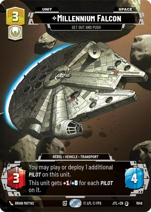 Millennium Falcon - Get Out And Push (Prestige) (1048) [Jump to Lightspeed] - for just $2.60! 