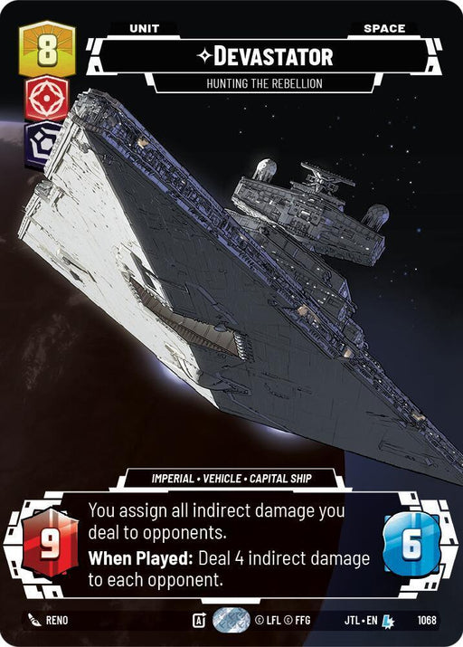 Devastator - Hunting the Rebellion (Prestige Foil) (1068) [Jump to Lightspeed] - for just $9.10! 