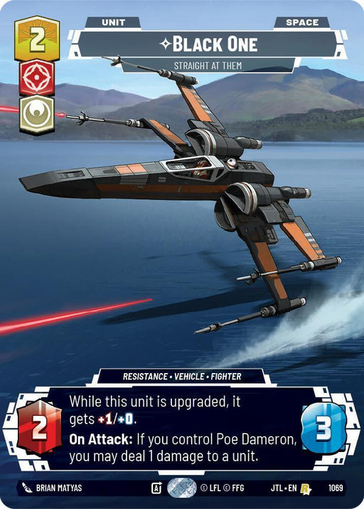 Black One - Straight At Them (Prestige Foil) (1069) [Jump to Lightspeed] - for just $3.25! 