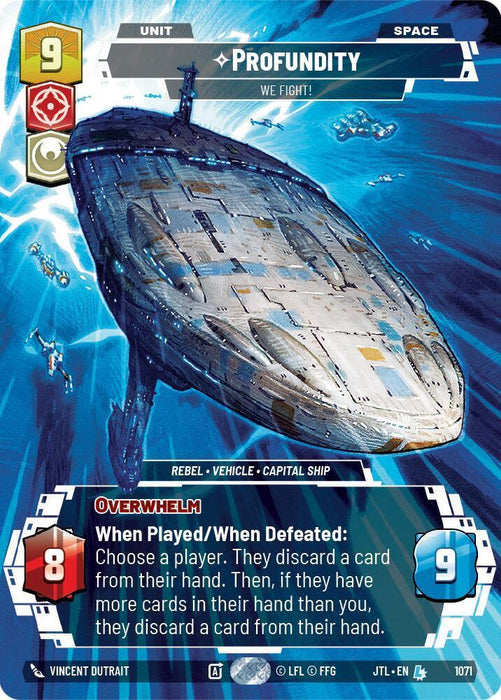 Profundity - We Fight! (Prestige Foil) (1071) [Jump to Lightspeed] - for just $1! 