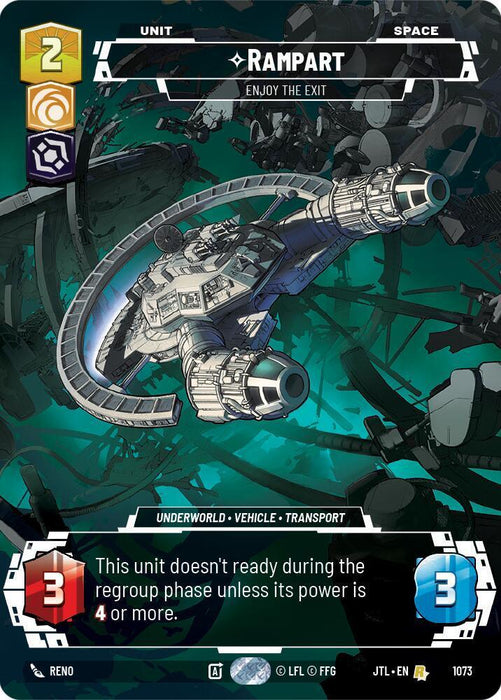 Rampart - Enjoy the Exit (Prestige Foil) (1073) [Jump to Lightspeed] - for just $0.70! 