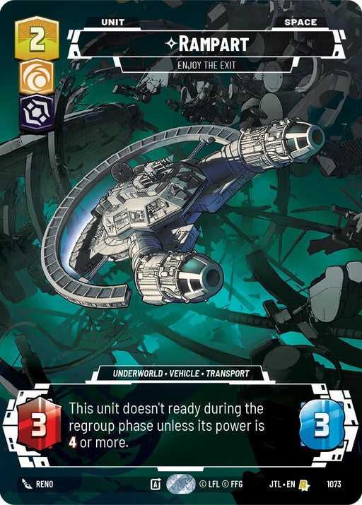 Rampart - Enjoy the Exit (Prestige Foil) (1073) [Jump to Lightspeed] - for just $0.65! 