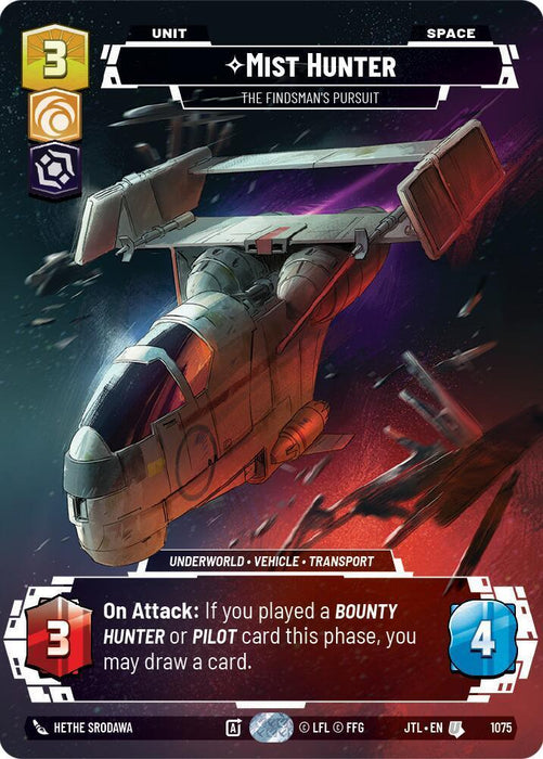 Mist Hunter - The Findsman's Pursuit (Prestige Foil) (1075) [Jump to Lightspeed] - for just $1.50! 