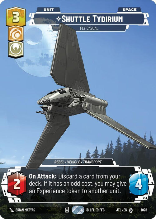 Shuttle Tydirium - Fly Casual (Prestige Foil) (1078) [Jump to Lightspeed] - for just $1.10! 