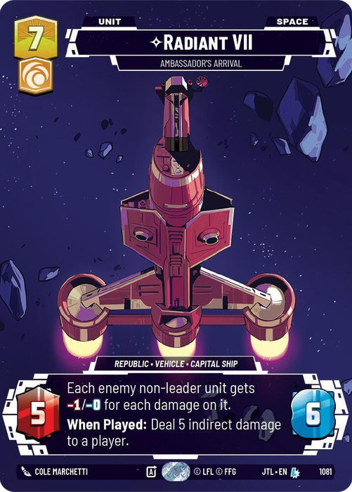 Radiant VII - Ambassadors' Arrival (Prestige Foil) (1081) [Jump to Lightspeed] - for just $1.60! 