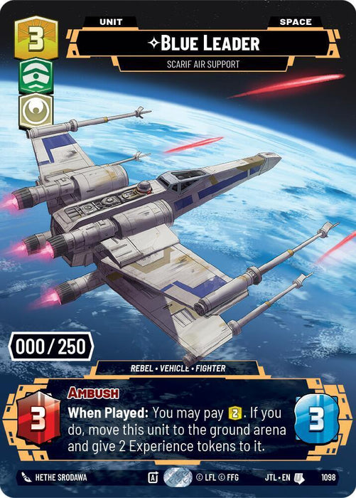 Blue Leader - Scarif Air Support (Serialized) (1098) [Jump to Lightspeed] - for just $56.80! 