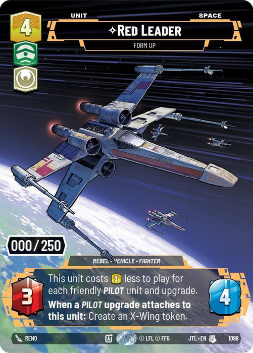 Red Leader - Form Up (Serialized) (1099) [Jump to Lightspeed] - for just $35! 