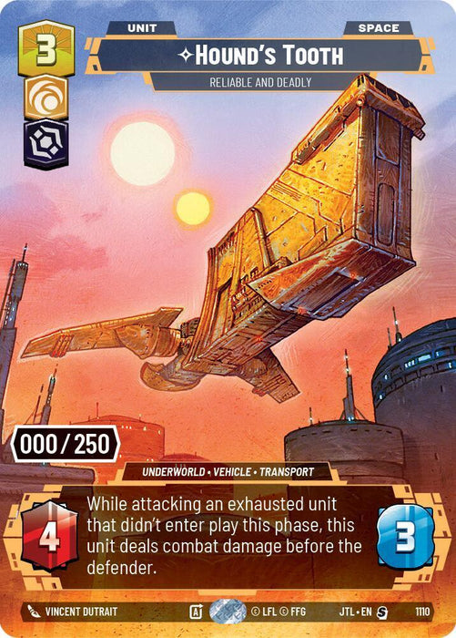 Hound's Tooth - Reliable and Deadly (Serialized) (1110) [Jump to Lightspeed] - for just $17.30! 