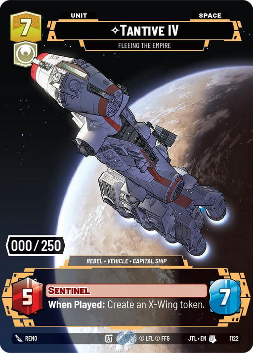 Tantive IV - Fleeing the Empire (Serialized) (1122) [Jump to Lightspeed] - for just $32! 