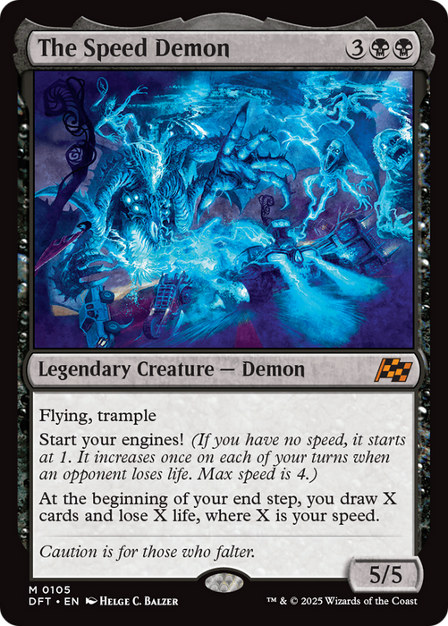 The Speed Demon (DFT-105) - Aetherdrift Foil - for just $0.35! 