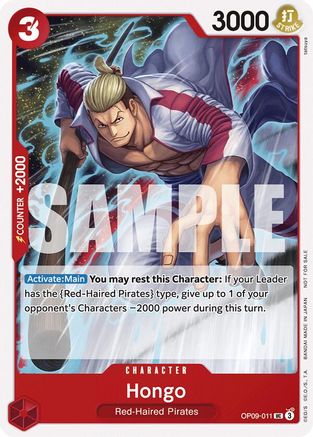 Hongo (Tournament Pack 2025 Vol. 2) (OP09-011) - One Piece Promotion Cards - for just $0.10! 
