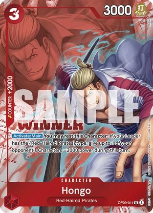 Hongo (Winner Pack 2025 Vol. 2) (OP09-011) - One Piece Promotion Cards Foil - for just $6.10! 