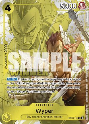 Wyper (Winner Pack 2025 Vol. 2) (OP08-110) - One Piece Promotion Cards Foil - for just $1.90! 