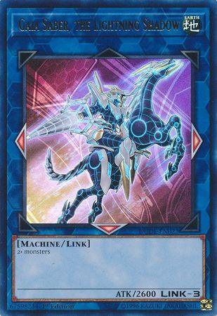 Gaia Saber, the Lightning Shadow [DUDE-EN022] Ultra Rare - for just $0.10! 