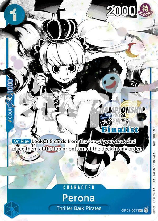 Perona (Championship 2024 Card Set Vol. 2) [One Piece Promotion Cards] - for just $260! 