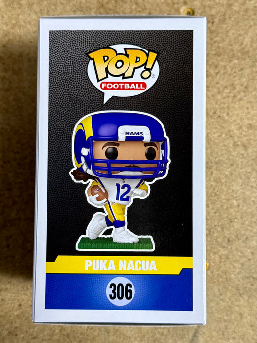 Funko Pop! Football Puka Nacua #306 NFL Los Angeles Rams 2025 BYU Washington State - for just $15! 